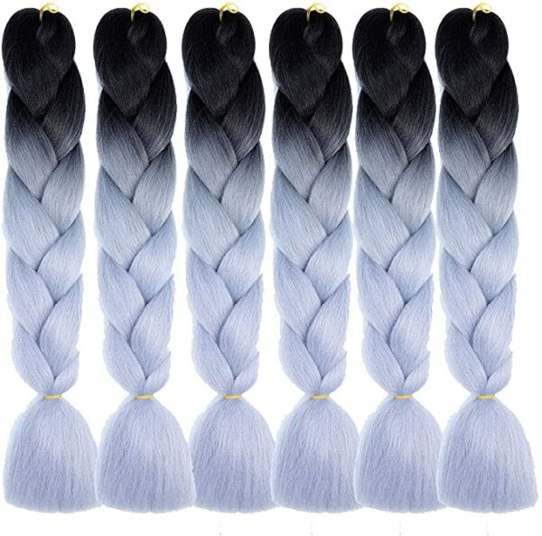 Tu Raatid X Pression Jumbo Braids (24/48 inches) - Pack of 3 - Image 8