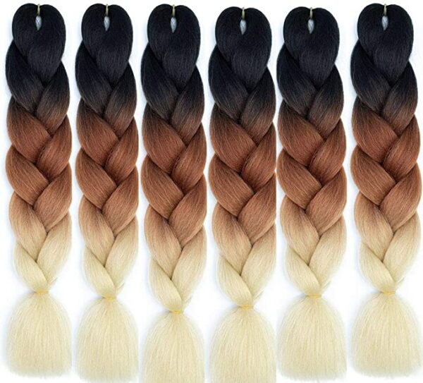 Tu Raatid X Pression Jumbo Braids (24/48 inches) - Pack of 3 - Image 3