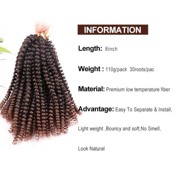 Spring Twist Hair info