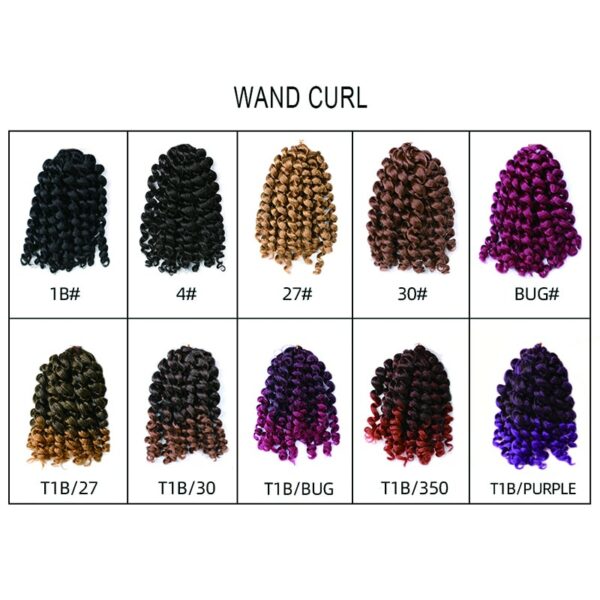 Wand Curl Crochet Hair all