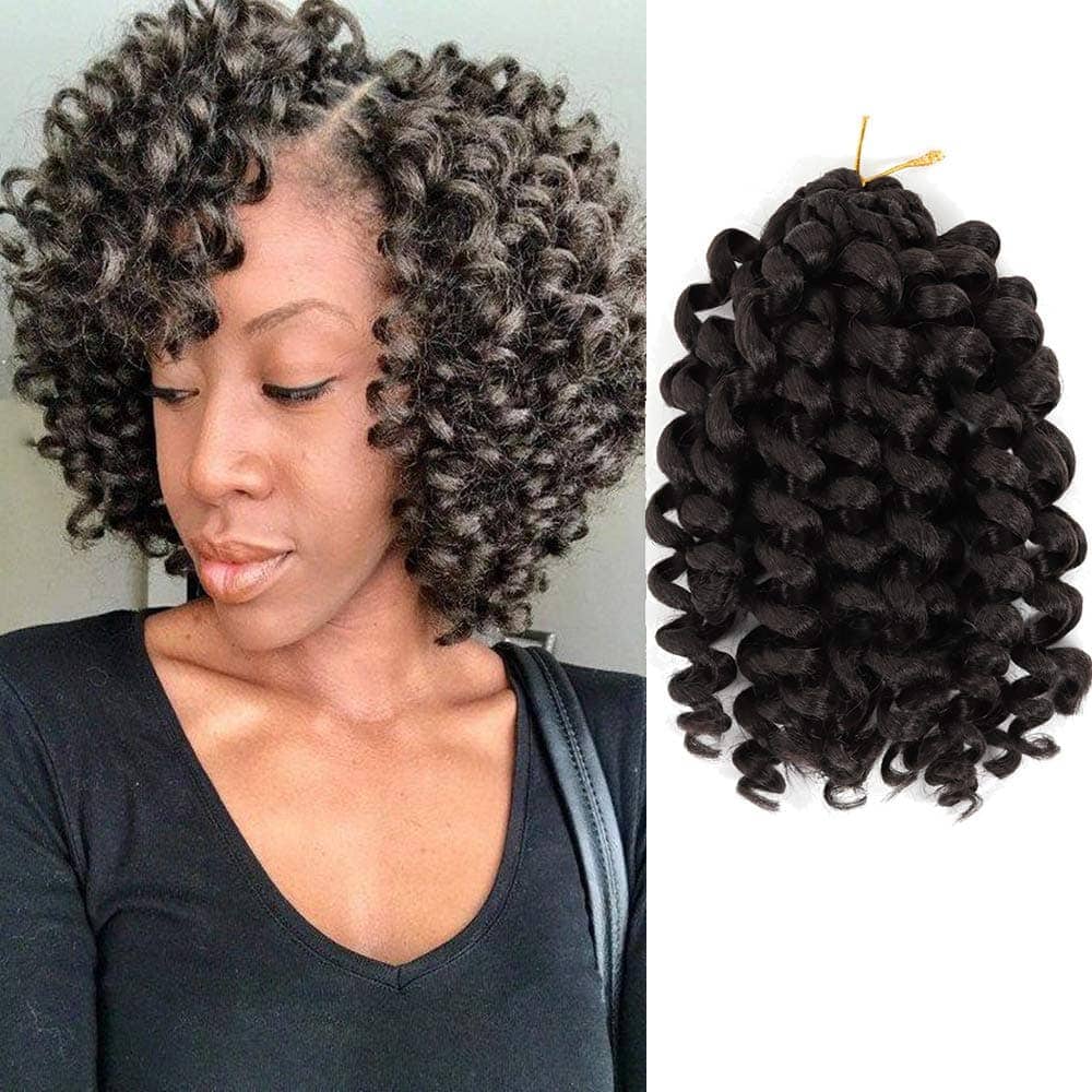 Wand Curl Crochet Hair (8 inches) Tu Raatid