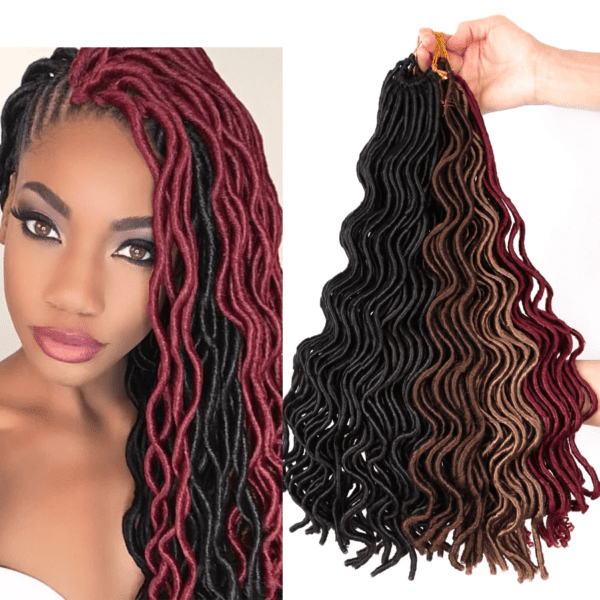 Wavy Faux Locs