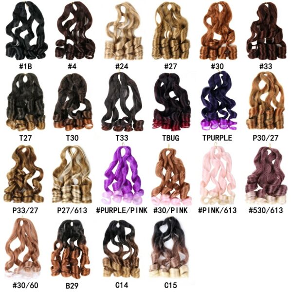 Tu Raatid Loose Wave Crochet Hair (22 inches) - Pack of 3 - Image 2